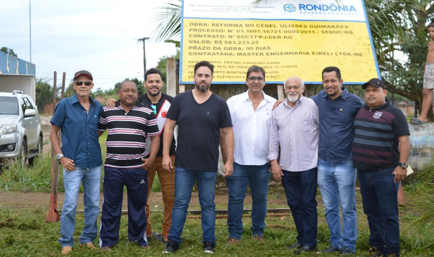 Deputado estadual Léo Moraes visita Cedel da zona Leste e cobra para que trabalhos de revitalização sejam iniciados