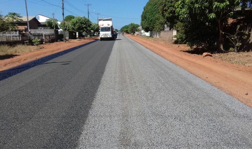 Obras de pavimentação avançam no município de Cerejeiras