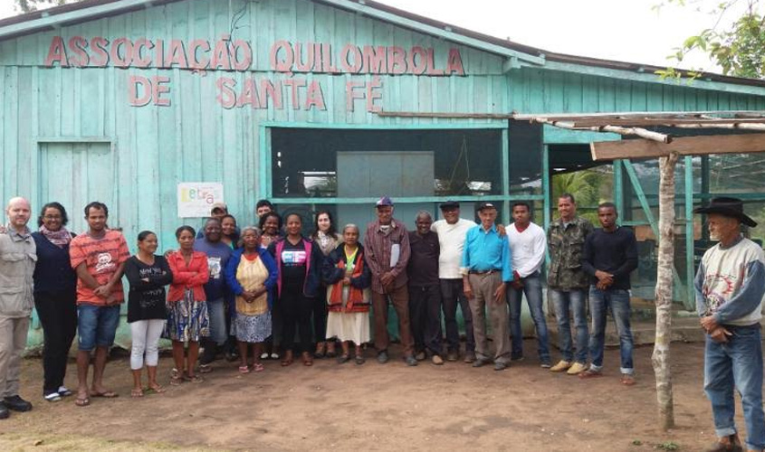 Titulação das terras da comunidade quilombola de Santa Fé tem processo concluído