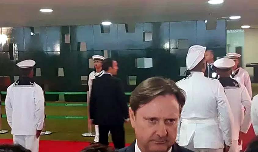 Condenado pelo STF no tapete vermelho da posse