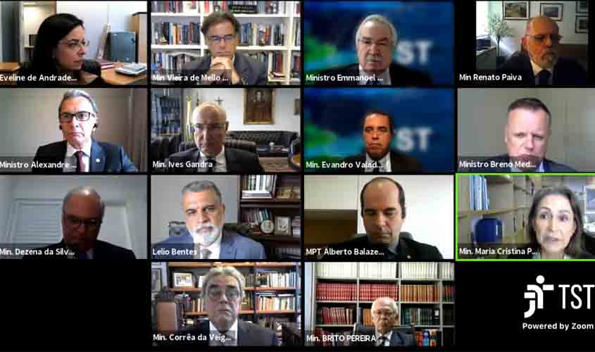 TST reafirma, na abertura do Ano Judiciário de 2021, compromisso com a superação de desafios