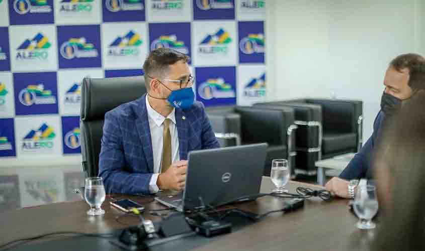 Deputado Anderson participa de reunião por videoconferência para tratar de medidas urgentes para salvar os setores comercial e produtivo de Rondônia