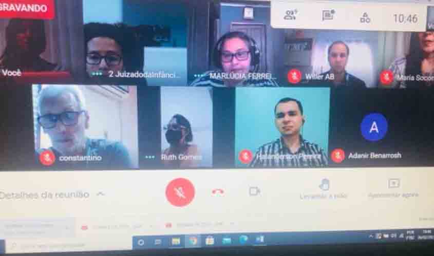 Audiências concentradas na Vara de Proteção à Infância e Juventude de Porto Velho são retomadas de forma virtual