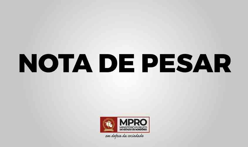 Nota de Pesar - Jonatas Albuquerque Pires Rocha