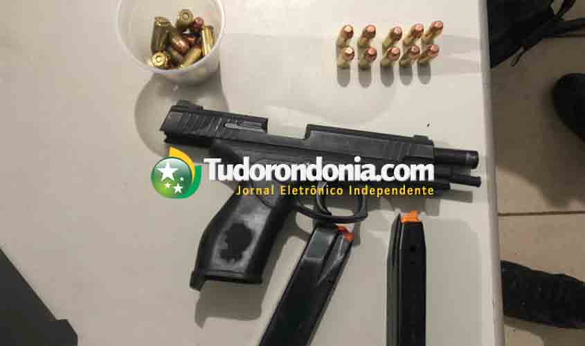Após intensa perseguição, polícia prende foragido da justiça com pistola na zona sul