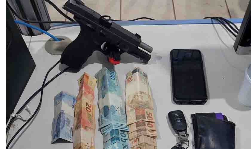 BPCHOQUE apreende arma de fogo em sábado de Carnaval