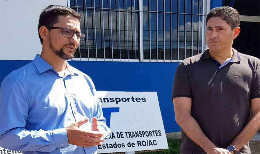 Anderson Pereira protocola no Dnit pedido de recuperação urgente da BR-364 em Nova Califórnia