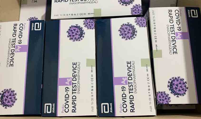 Governo de Rondônia entrega mais de 500 testes rápidos para Covid-19 ao município