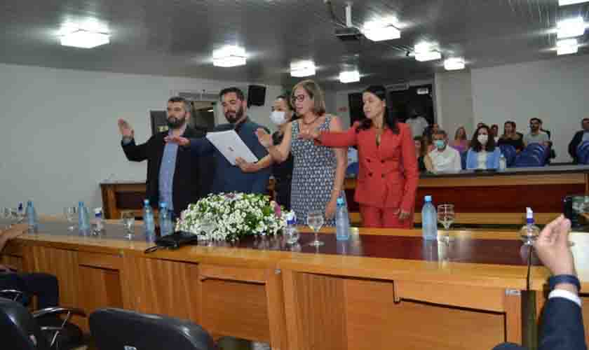 Vera Paixão empossa diretoria da Subseção de Cerejeiras em noite com entrega de novas credenciais