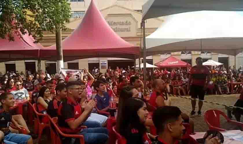 Venha assistir o jogo do Flamengo e Fluminense no Mercado Cultural de Pvh