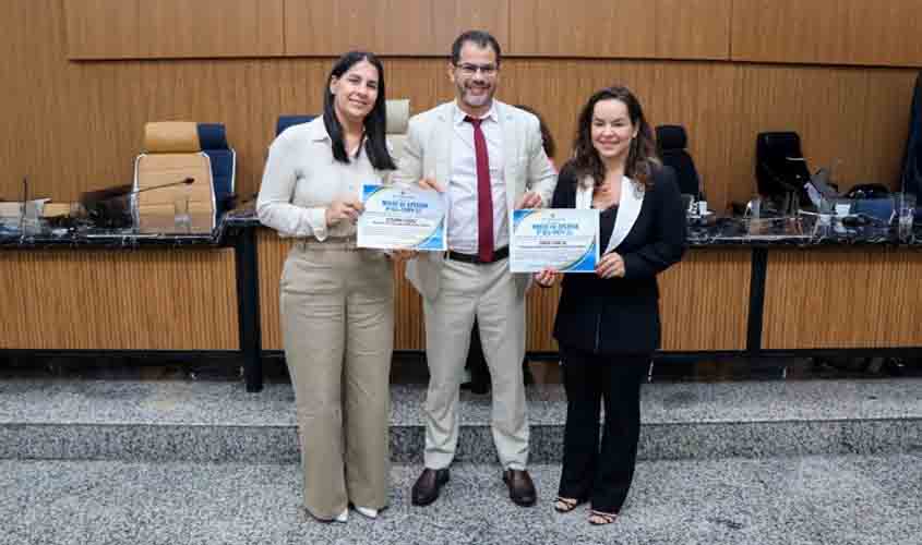 Promotoras de Justiça do MPRO são homenageadas na Câmara de Vereadores de Porto Velho