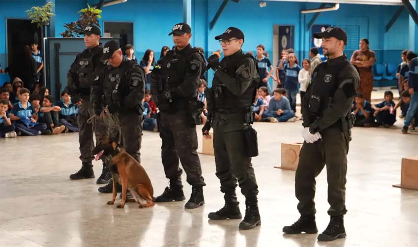 Palestra antidrogas atende crianças e adolescentes em Porto Velho