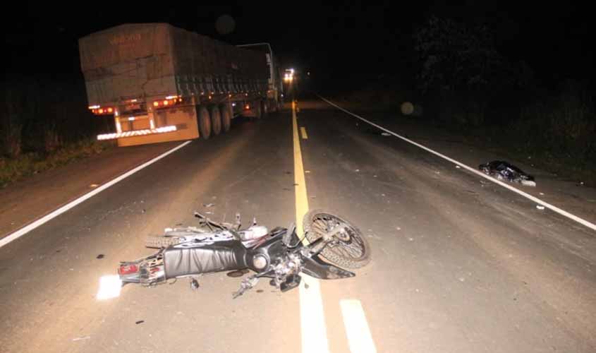 Eletricista de Ouro Preto morre na BR-364 após sua moto ser atropelada por dois veículos