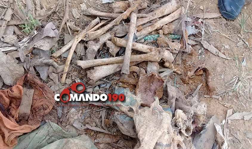 OPERAÇÃO VIÚVA NEGRA - Após escavações, PC encontra ossadas e prende suspeitos