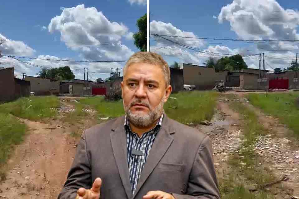 Fogaça cobra pavimentação da Rua José Osmar no bairro Igarapé após visita e apelo de moradora