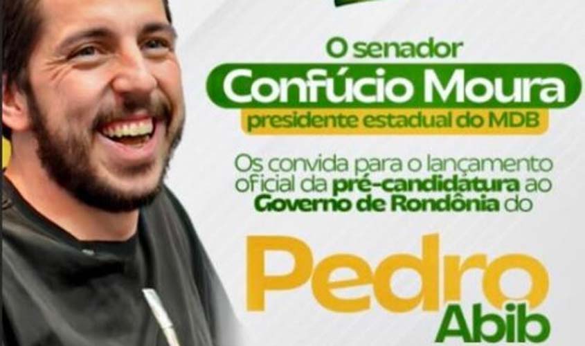 Candidatura de Pedro Abib gera reação interna no MDB