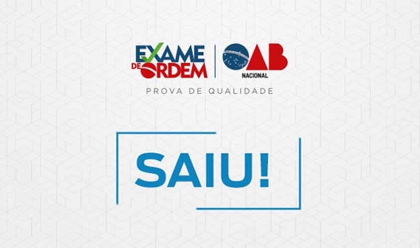 Confira o gabarito preliminar oficial da prova objetiva do XXIX Exame de Ordem