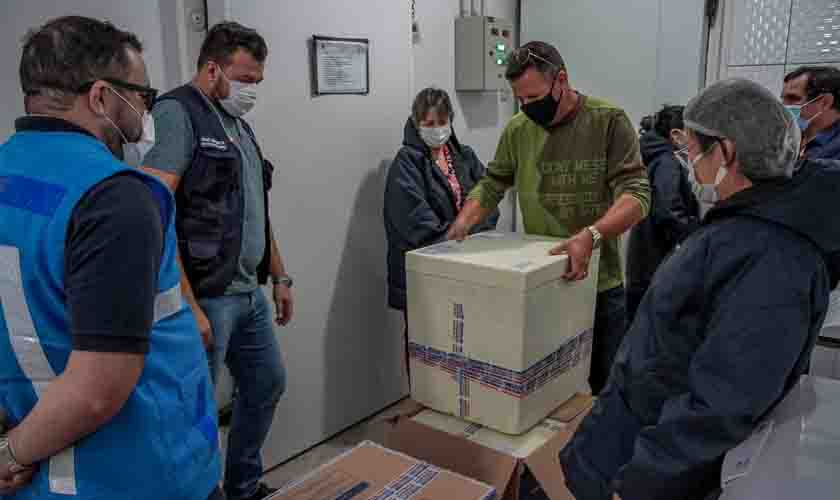 Rondônia recebe mais um lote com 19.890 doses de vacinas do Ministério da Saúde contra a covid-19
