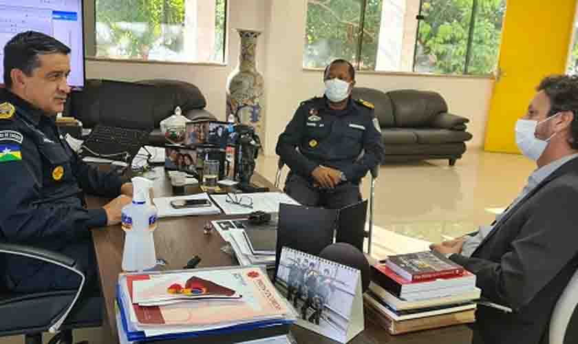 Comandante Geral da PM e diretor do Detran alinham ações sobre Operação Lei Seca