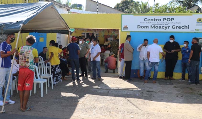 Inclusão: Mutirão de atendimento à população de rua mobiliza parcerias no Judiciário