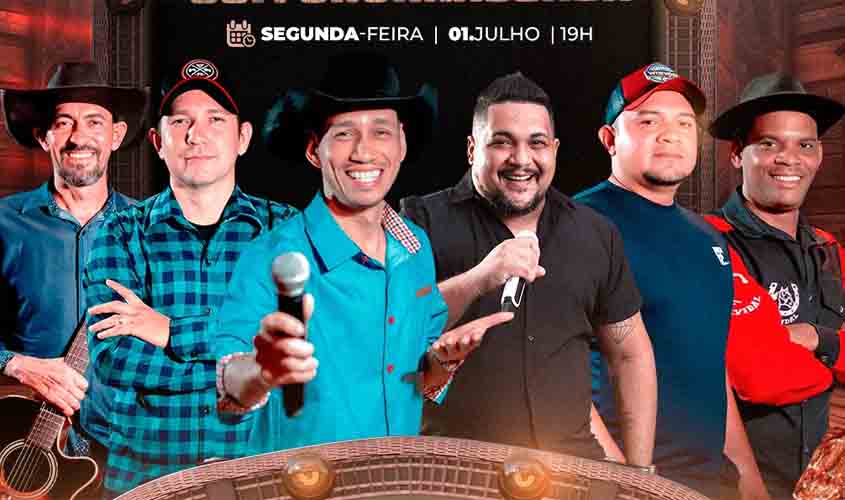 Hoje tem show da Mistura Sertaneja e Marcos Araújo no Mercado Cultural 