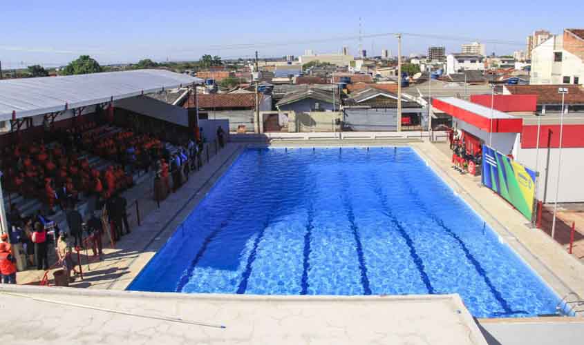 Governo de RO entrega piscina ao Corpo de Bombeiros e reforça política de valorização e qualificação profissional