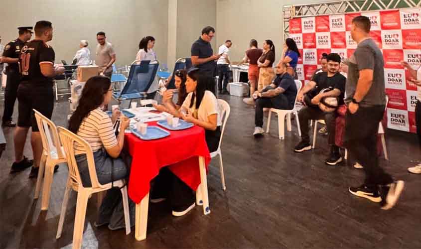 Acesso à doação de sangue é ampliada e estoque reforçado com ação estratégica do governo de RO em Porto Velho