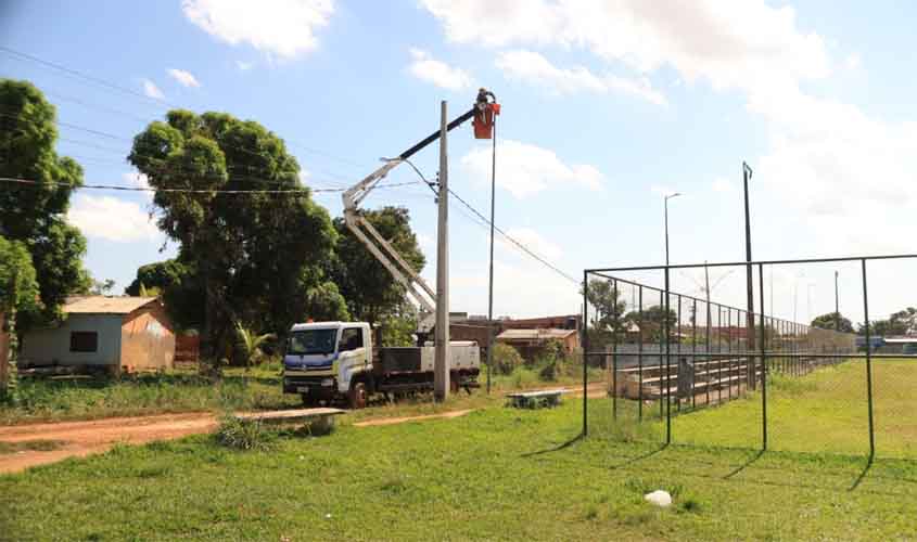 Emdur revitaliza complexo esportivo do Conjunto Jamary com nova iluminação e melhorias estruturais