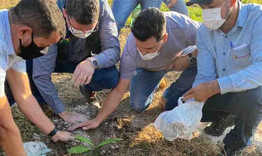 Jornada de entregas de calcário no Baixo Madeira pelo Deputado Estadual Marcelo Cruz