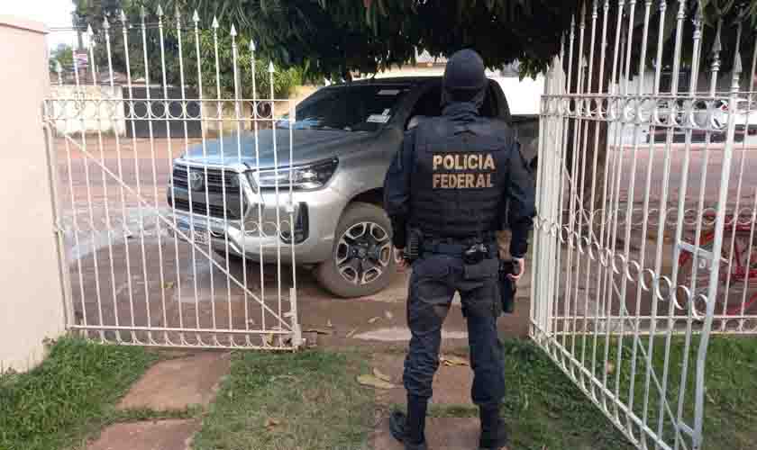 PF deflagra operação contra tráfico e cumpre mandados em RO