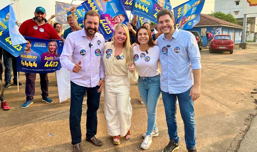 “Nós 4 juntos vamos fazer muito mais por Rondônia e Porto Velho”, diz Maurício Carvalho