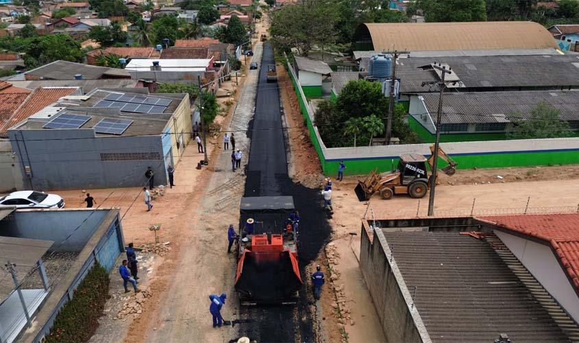 Prefeitura amplia obras de pavimentação no Parque São Pedro