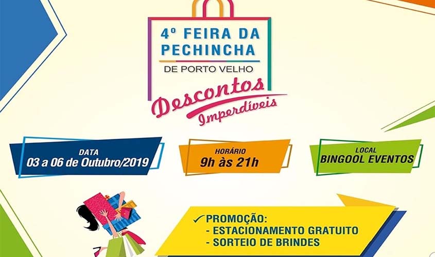 4ª Feira da Pechinha de Porto Velho acontece nos dias 03 a 06 de Outubro