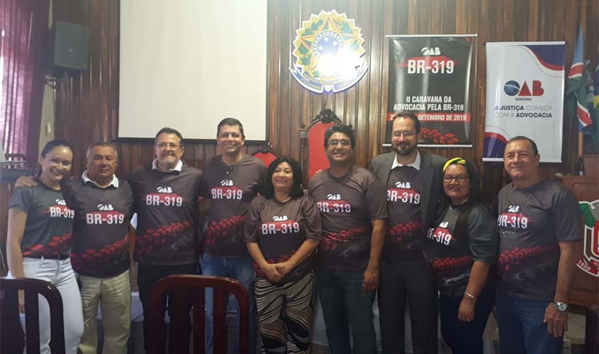 OAB/RO participa da II Caravana em favor da BR 319