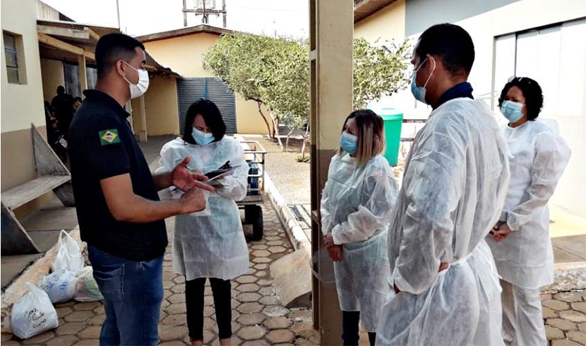 Força-tarefa realiza inspeção presídio de Rolim de Moura