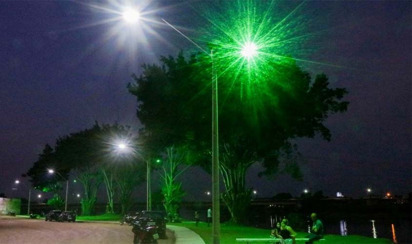 Beira Rio no 1º Distrito recebe iluminação de LED
