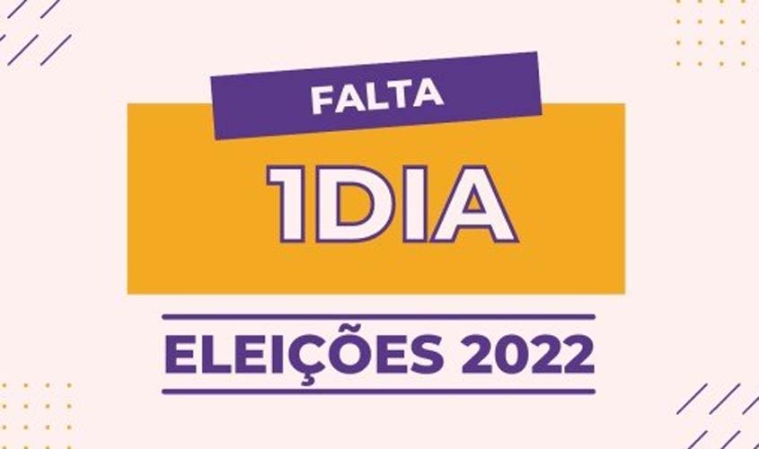 Falta 1 dia: saiba o que é permitido e proibido no primeiro turno das Eleições 2022