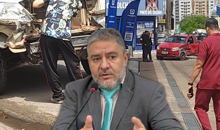 Vereador Fogaça pede melhorias de sinalização em cruzamento perigoso no Centro: “Não podemos esperar mais acidentes”