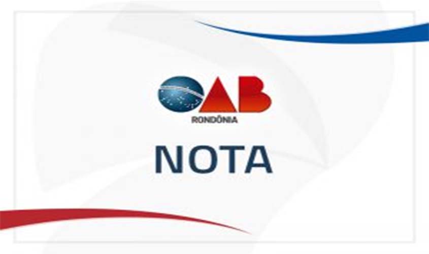 OAB/RO se manifesta sobre vazamento de áudios atribuídos a delegado de Polícia Civil em investigações da operação “Pau Oco”