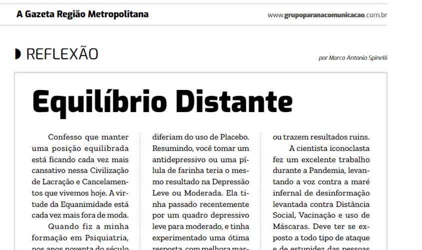 A canalização da alegria