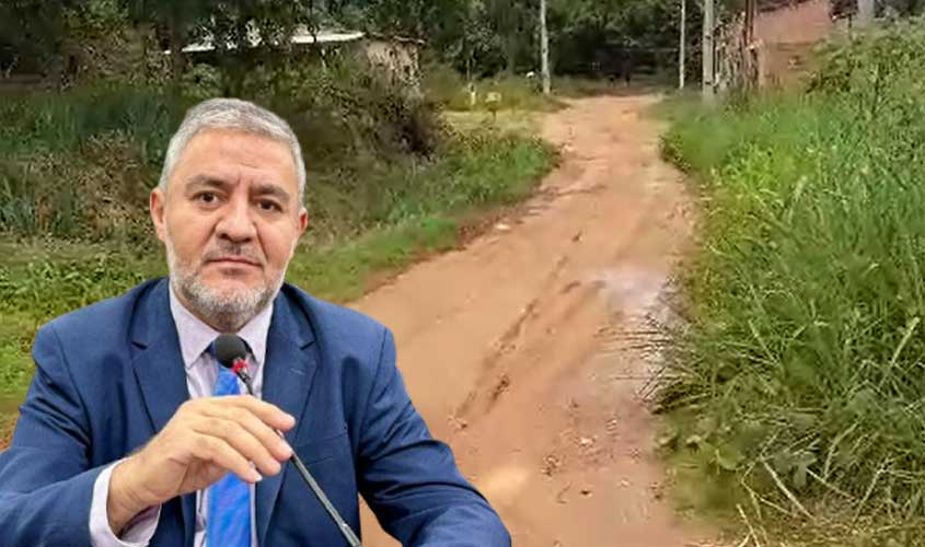 Fogaça solicita limpeza das laterais em rua do Bairro Nova Floresta após denúncia de moradores