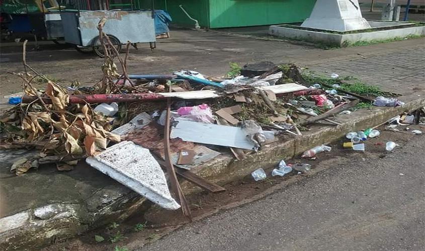 Prefeito Hildon Chaves pede para não jogar lixo na cidade