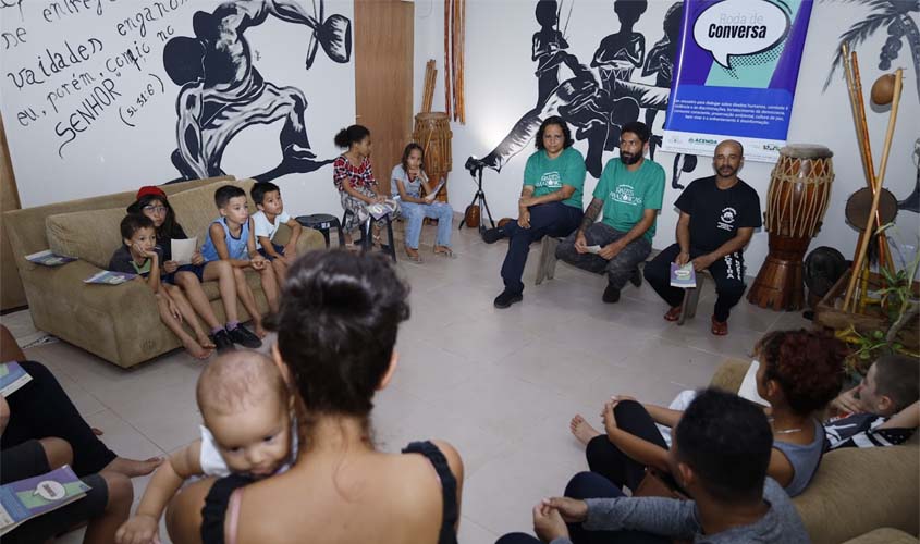 Roda de conversa debate cidadania e diversidade em RO