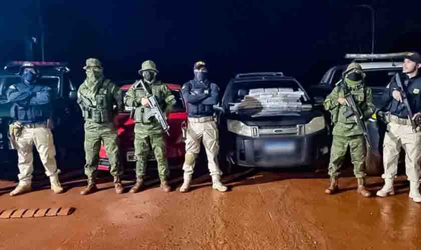 PRF – em Operação Conjunta com o BPFron – apreende 31,5 kg de Cocaína