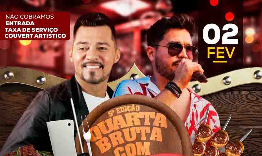Elly Lima e Madson Lamarão serão as duas atrações da Quarta Bruta com Churrasco e Tropeiro do Mercado Cultural
