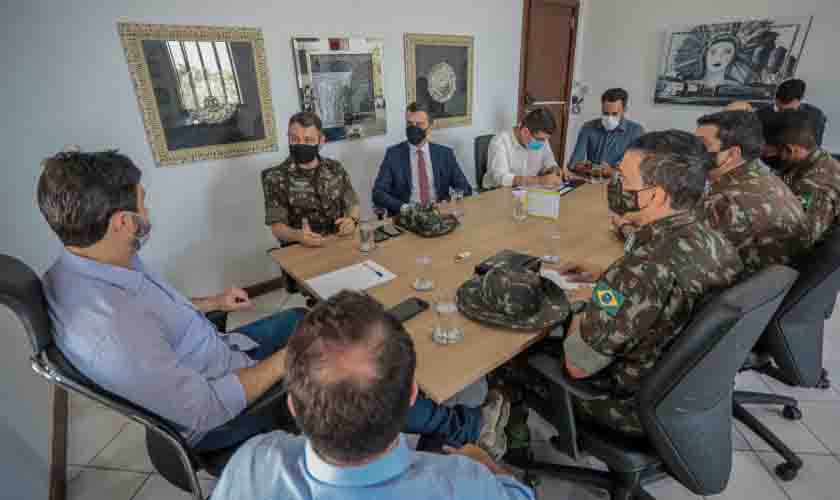 Município reitera apoio para finalização de obra do Exército  em Porto Velho