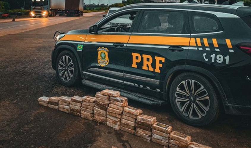 PRF apreende mais de 60 kg de cocaína em Porto Velho/RO