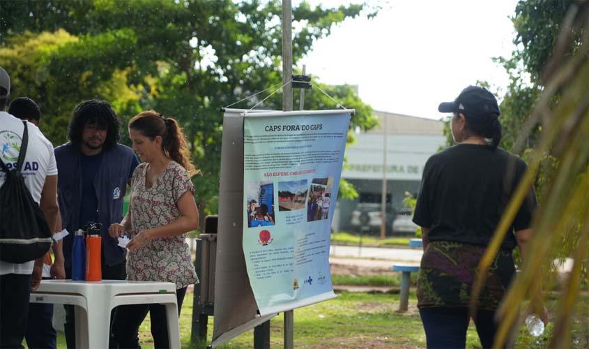 Caminhada 'CAPS Fora do CAPS' reforça Janeiro Branco