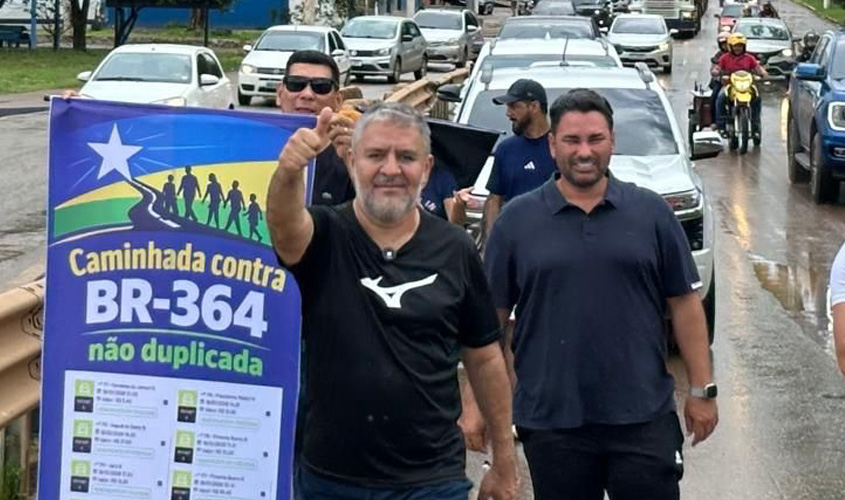 Vereador Everaldo Fogaça comemora liminar que suspende pedágio da nova BR-364 em Rondônia