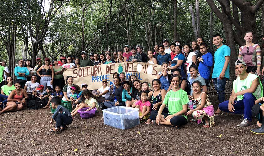 Parna do Jaú solta 2,3 mil quelônios